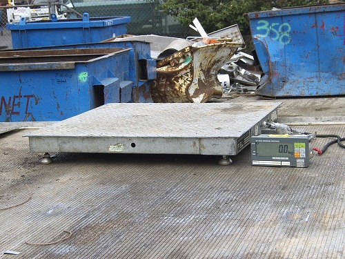 weigh on site scrap metal